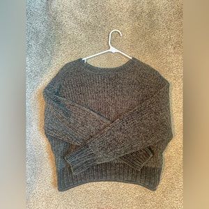 Altar’d State super-soft knitted sweater, dark green/ black, size extra small